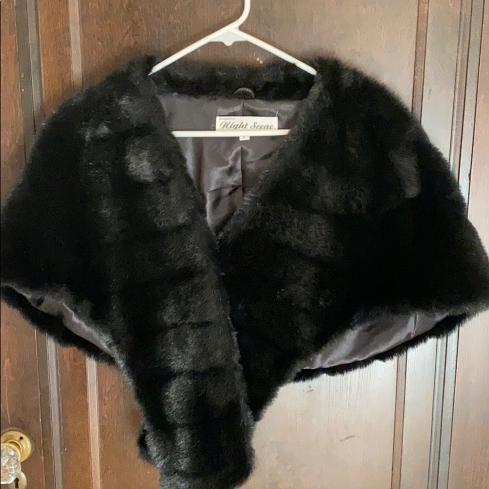 Faux Fur Shawl
